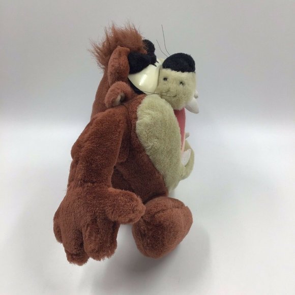 Vintage 1997 Tazmanian Devil Large Taz Talking Plush Stuffed Animal 12" Works! - Picture 2 of 12